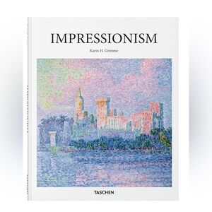 Taschen Impressionism Art Book with Blue and Pink Hues